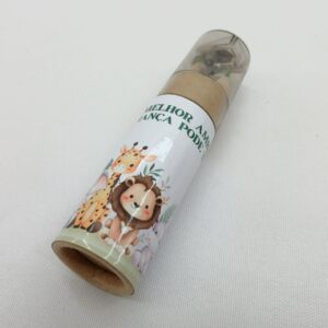 Tubo com 6 lápis e apontador