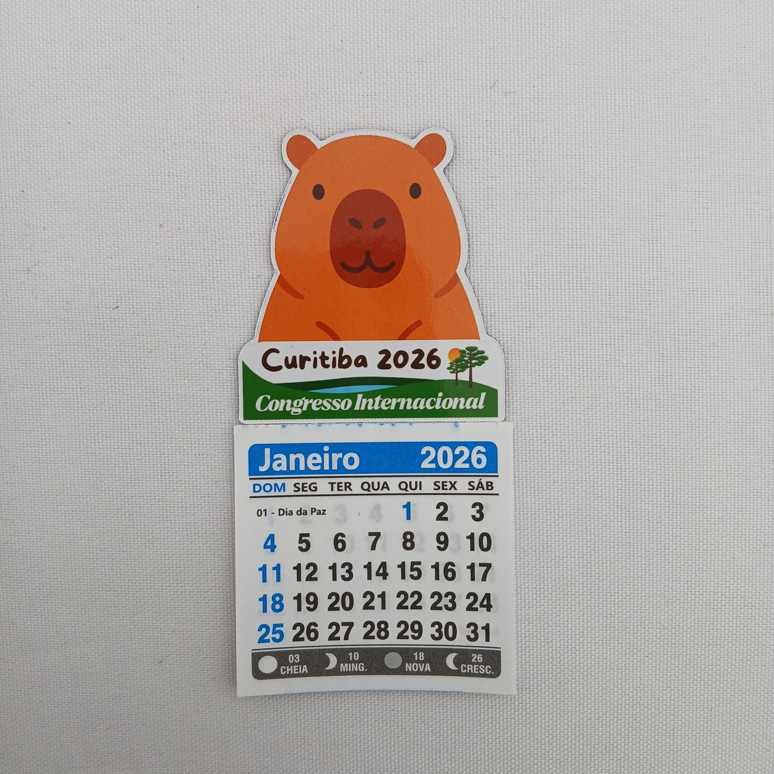 Calendario capivara